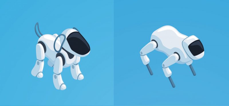 Robot chien pour sécurité privée